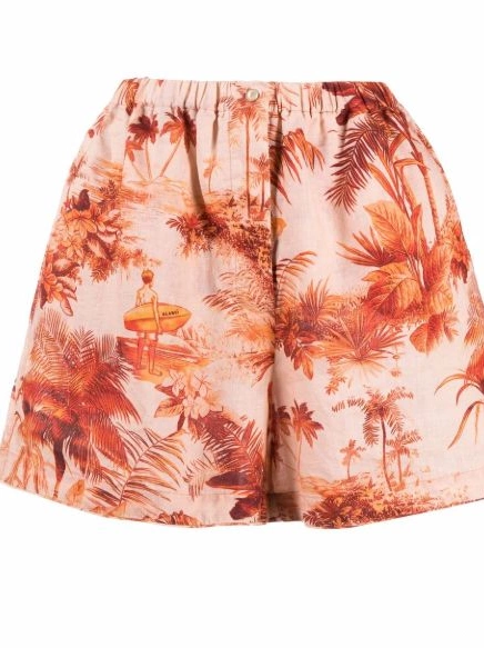 shorts Jouy Alanui Hoo'okipa De Women Toile 0520